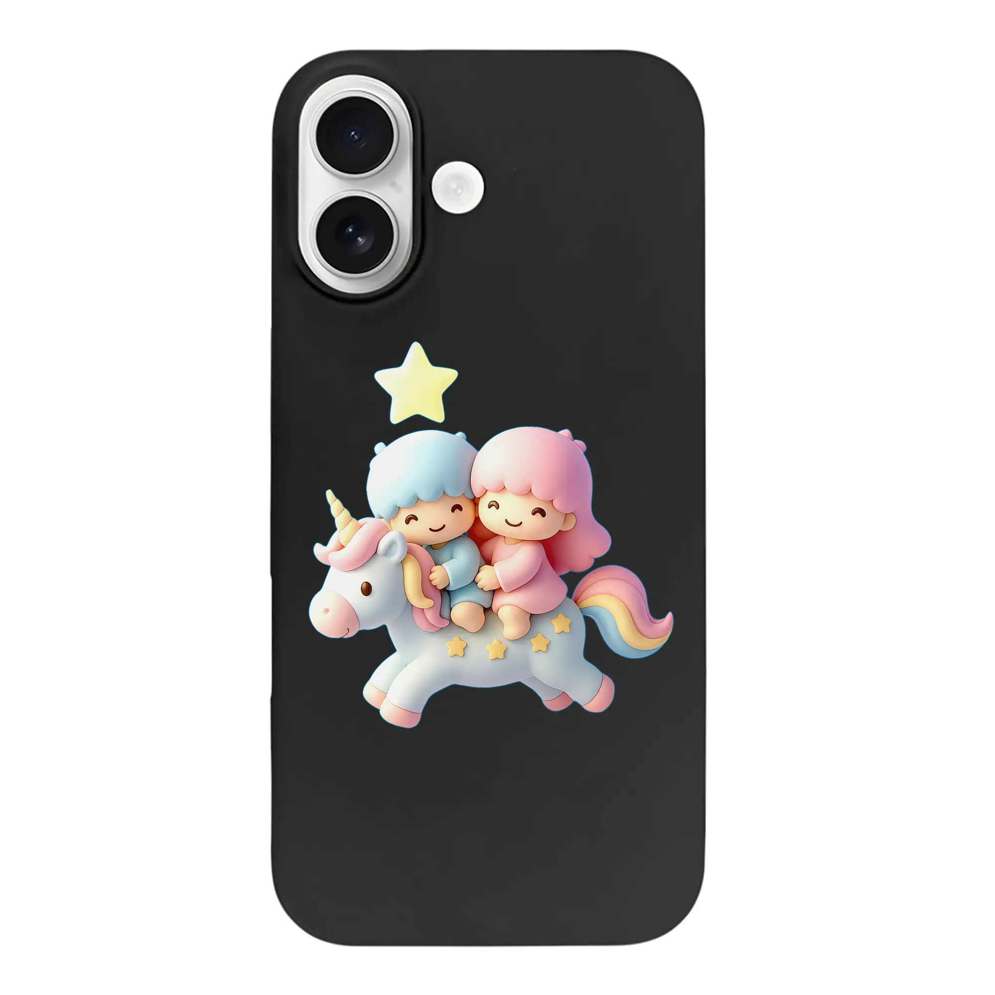 サンリオ グッズ,リトルツインスターズ - iPhone 17 シリーズ シリコンケース 薄型 耐衝撃 指紋防止 ソフトタッチカバー 精密フィット 傷防止 保護ケース iPhone 17/17 Air/17 Pro/17 Pro Max 対応